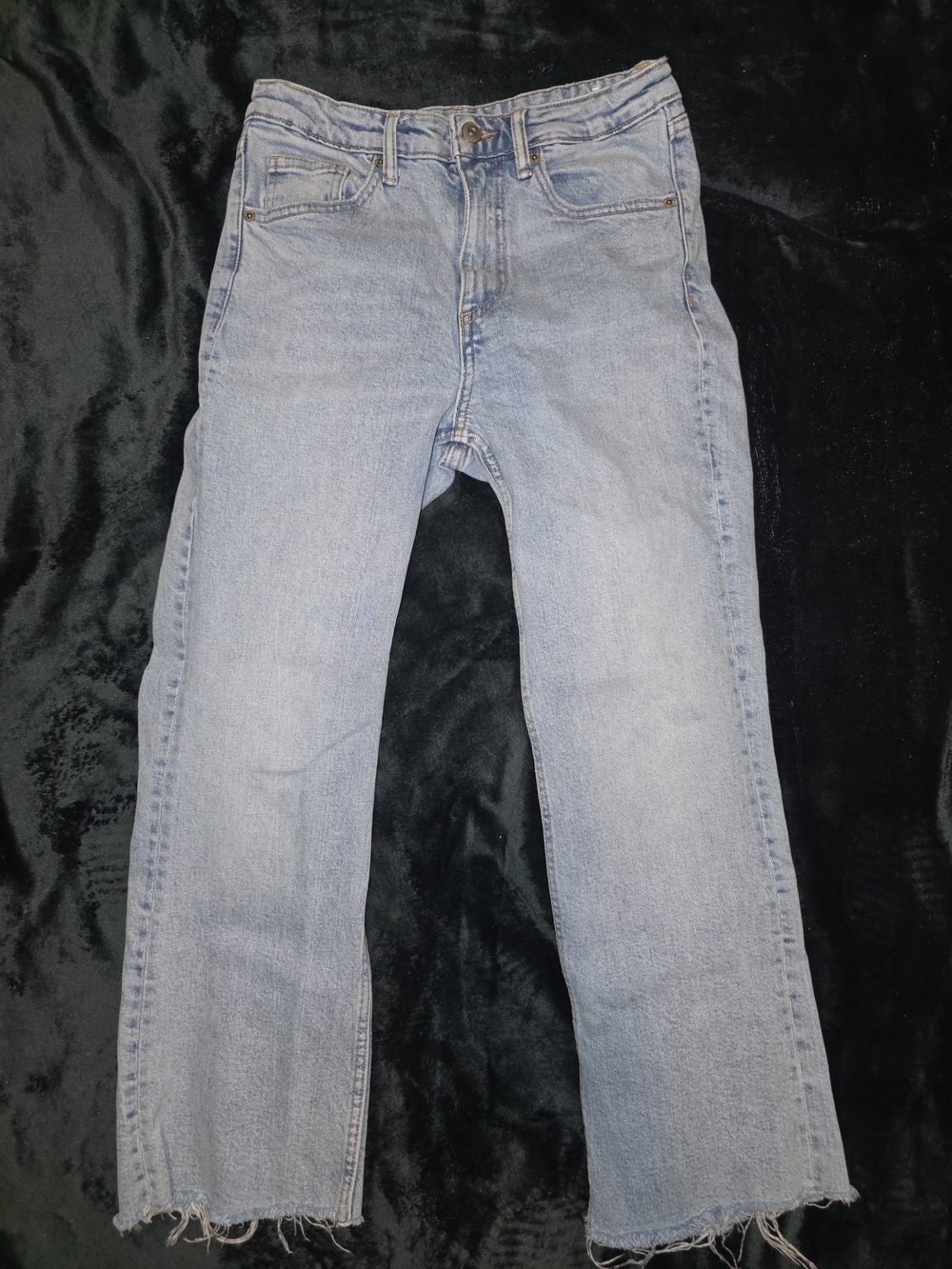 Zara Light Blue Straight-Leg Jeans Sz 4